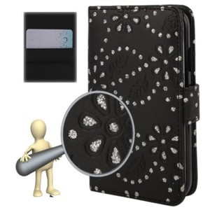 Schutzh�lle Case (Flip Quer) f�r Case Handy Samsung Galaxy s4 i9500 schwarz