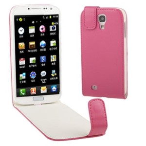 Schutzh�lle Flip Tasche f�r Handy Samsung Galaxy S4 GT-I9500 / GT-I9505 / LTE+ GT-I9506 / Value Edition GT-I9515 Pink