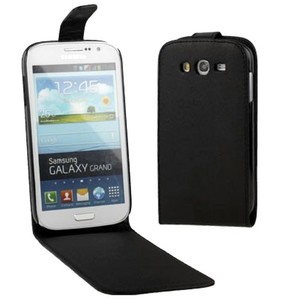 Schutzhlle Flip Tasche fr Handy Samsung Galaxy Grand Duos i9082 Schwarz