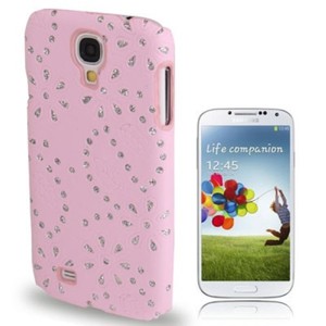 Schutzh�lle Strass Case H�lle f�r Handy Samsung Galaxy S4 GT-I9500 / GT-I9505 / LTE+ GT-I9506 / Value Edition GT-I9515 pink
