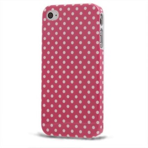 Schutzh�lle Hard Case H�lle f�r Handy Apple iPhone 4 / 4s Pink / Wei�