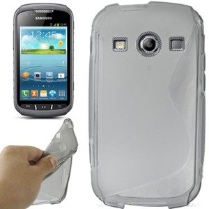 S-Line TPU Case fr Samsung Galaxy Xcover2 S7710 grau