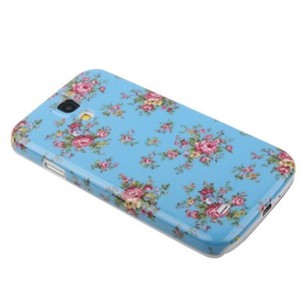 Schutzh�lle Hard Case f�r Samsung Galaxy S4 GT-I9500 / GT-I9505 / LTE+ GT-I9506 / Value Edition GT-I9515 Blumen