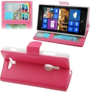 Schutzh�lle Case (Flip Quer) f�r Handy Nokia Lumia 925 Pink