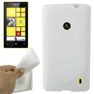 Schutzh�lle TPU Case f�r Handy Nokia Lumia 520 Wei�