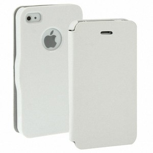 Schutzh�lle Quer Case f�r Handy Apple iPhone 4 / 4s Wei�