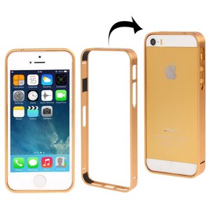Schutzh�lle Aluminium Bumper f�r Handy Apple iPhone 5 & 5S orange