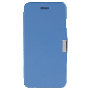 Handyh�lle Tasche f�r Apple iPhone 6 Plus Hellblau geb�rstet