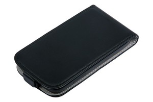 Hlle Tasche (Slim Flex) fr Handy Samsung Galaxy Core i8260 schwarz