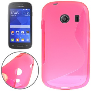 Handy Hlle Schutztasche fr Samsung Galaxy Ace Style (G357) S-Curve pink