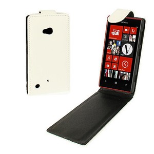 Handyhlle Flip Tasche fr Nokia Lumia 720 wei