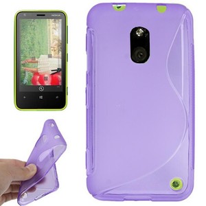 Handyh�lle TPU Case f�r Handy Nokia Lumia 620 lila