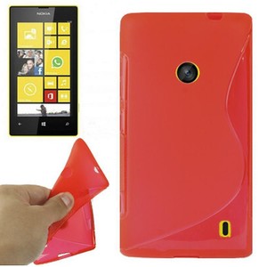 Schutzh�lle TPU Case f�r Handy Nokia Lumia 520 rot