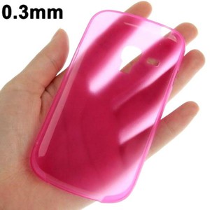 Schutzh�lle Case Ultra D�nn 0,3mm f�r Handy Samsung Galaxy S3 mini i8190 / i8195 / i8200 Pink Transparent