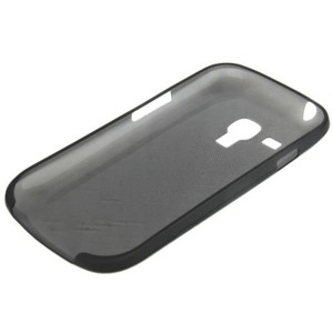 Schutzh�lle Case Ultra D�nn 0,3mm f�r Handy Samsung Galaxy S3 mini i8190 / i8195 / i8200 schwarz Transparent