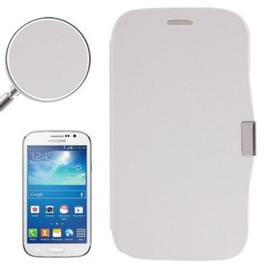 Handyhlle Tasche fr Samsung Galaxy Grand Duos GT-I9082 wei gebrstet