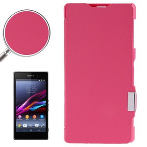 Handyh�lle Tasche f�r Sony Xperia Z1 / L39h pink geb�rstet