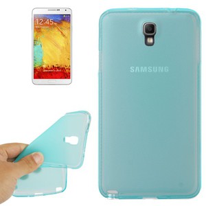 Handyhlle TPU Schutzhlle fr Samsung Galaxy Note 3 Neo N7505 transparent blau