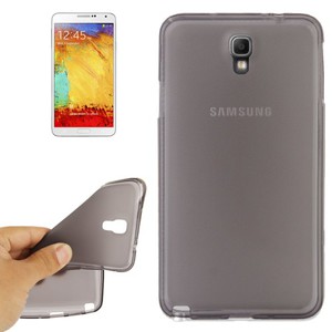 Handyh�lle TPU Schutzh�lle f�r Samsung Galaxy Note 3 Neo N7505 transparent grau