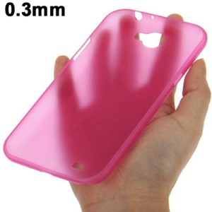 Schutzh�lle Case Ultra D�nn 0,3mm f�r Handy Samsung Galaxy Note 2 N7100 Pink Transparent