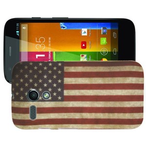 Schutzh�lle Hard Case f�r Handy Motorola Moto G / X1032 Motiv USA