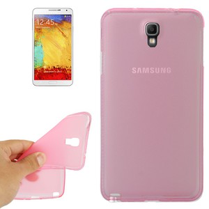 Handyhlle TPU Schutzhlle fr Samsung Galaxy Note 3 Neo N7505 rosa transparent