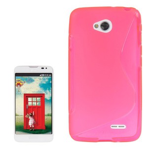 Handyhlle S Line TPU Tasche fr LG L70 / Dual D325 Pink