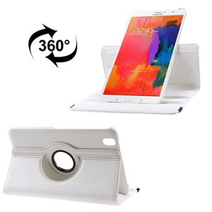 Schutzhlle PU Tablettasche (Flip Quer) fr Samsung Galaxy Tab Pro 8.4 / T320 Wei