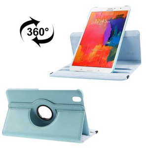 Schutzhlle PU Tablettasche (Flip Quer) fr Samsung Galaxy Tab Pro 8.4 / T320 Hellblau