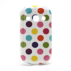 Schutzhlle fr Handy Samsung Galaxy Fame S6810 wei/bunt