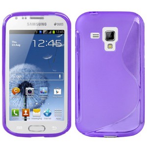 Handyhlle TPU-Schutzhlle fr Samsung Galaxy Galaxy Trend Duos S7562 S7580 S7582 lila