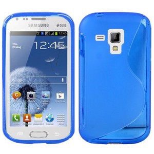 Handyh�lle TPU-Schutzh�lle f�r Samsung Galaxy Galaxy Trend Duos S7562 S7580 S7582 blau