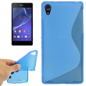Handyh�lle TPU-Schutzh�lle f�r Sony Xperia Z2 blau