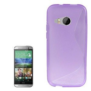 Handyhlle TPU Schutzhlle Case Cover fr HTC One mini 2 Lila / Violett