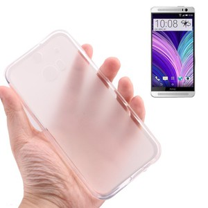 Handyhlle Transluzente TPU Tasche fr HTC One 2 M8 Transparent