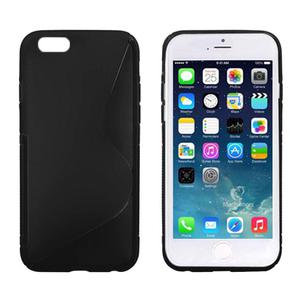 Handyh�lle TPU Case f�r Handy Apple iPhone 6 Plus (5,5 Zoll) Schwarz