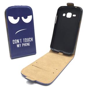 Handyh�lle Tasche f�r Handy Samsung Galaxy J1 Dont Touch my Phone