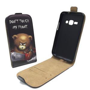 Handyhlle Tasche fr Handy Samsung Galaxy J1 2016 Br mit Kettensge