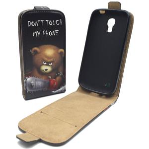 Handyh�lle Tasche f�r Handy Samsung Galaxy S4 B�r mit Kettens�ge