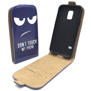 Handyhlle Tasche fr Handy Samsung Galaxy S5 / S5 Neo Dont Touch my Phone