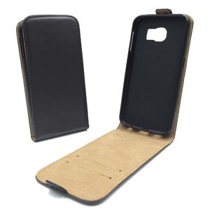Handyh�lle Tasche f�r Handy Samsung Galaxy S6 Schwarz