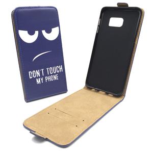 Handyh�lle Tasche f�r Handy Samsung Galaxy S6 Edge Dont Touch my Phone
