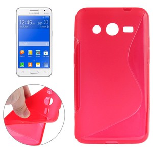Schutzhlle TPU Case Hlle fr Handy Samsung Galaxy Core 2 SM-G355H Rot