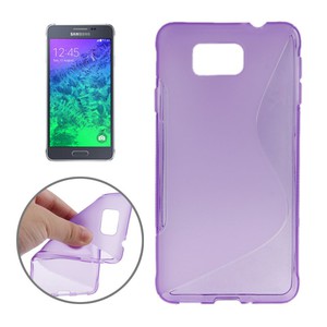 Handyhlle TPU-Schutzhlle fr Samsung Galaxy Alpha G850F Lila / Violett