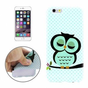 Schutzh�lle Handytasche Etuis TPU f�r Handy Apple iPhone 6 Plus Motiv Dicke Eule auf Ast