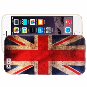 Schutzhlle Handytasche Etuis TPU fr Handy Apple iPhone 6 Plus Motiv Retro Fahne England UK