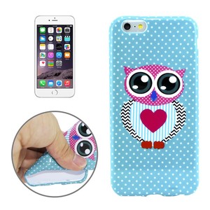 Schutzh�lle Handytasche Etuis TPU f�r Handy Apple iPhone 6 Motiv Dicke Eule mit Herz