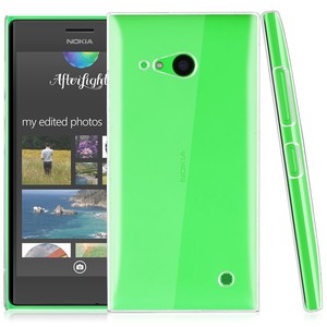 Schutzhlle Case Hard Cover fr Handy Nokia Lumia 730 Transparent
