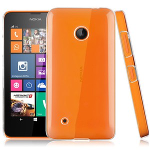 Schutzhlle Case Hard Cover fr Handy Nokia Lumia 530 Transparent