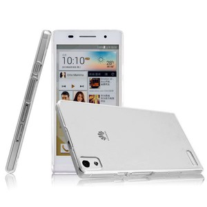 Schutzhlle Case Hard Cover fr Handy Huawei Ascend P6 Transparent